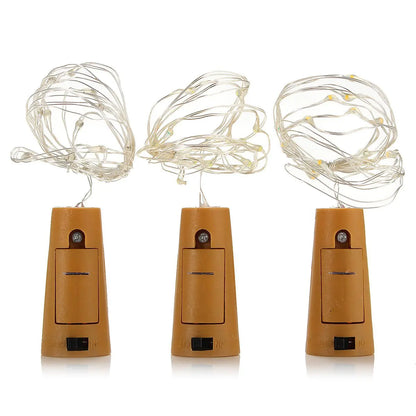 LED Bottle Cork Lights with Battery Box